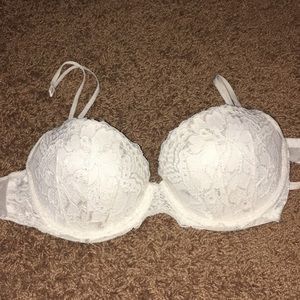 PINK VS white push-up bra